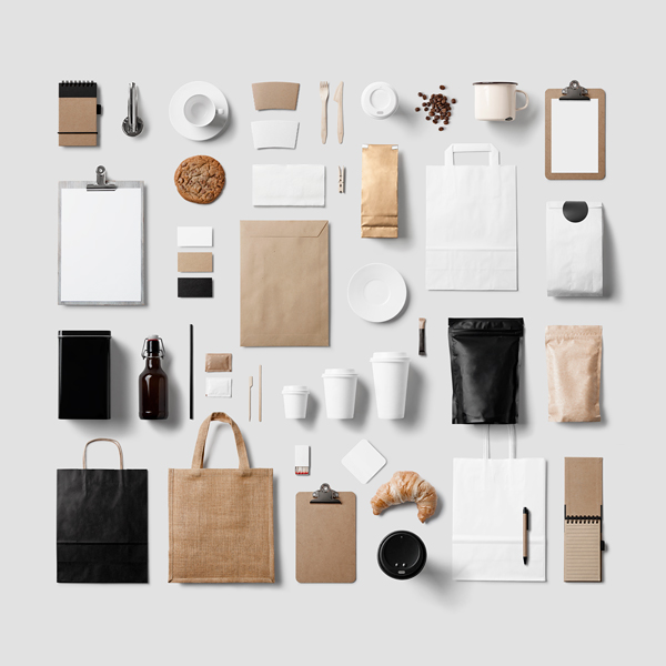 Coffee Stationery Mock Up Psd Templates Forgraphic